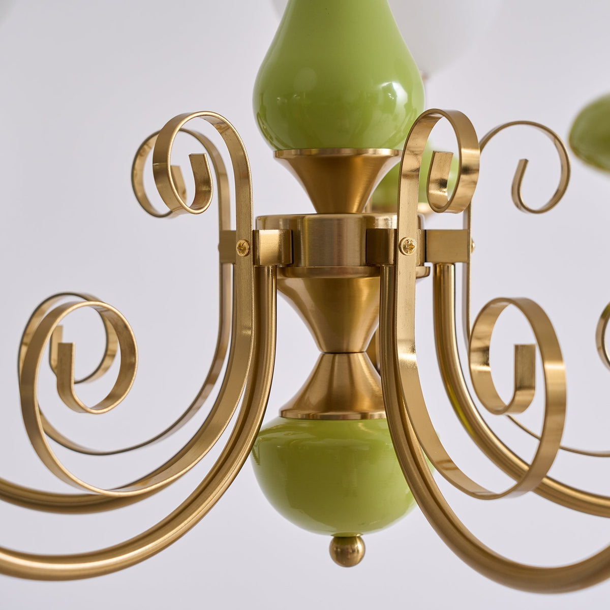 Glazen Kroonluchter met IJzeren Frame Meerlichts Hanglamp Modern Retro Design Sfeerverlichting Eetkamer Woonkamer | Sulvida