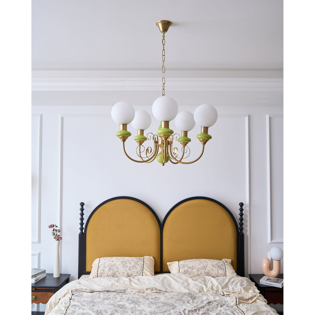Glazen Kroonluchter met IJzeren Frame Meerlichts Hanglamp Modern Retro Design Sfeerverlichting Eetkamer Woonkamer | Sulvida