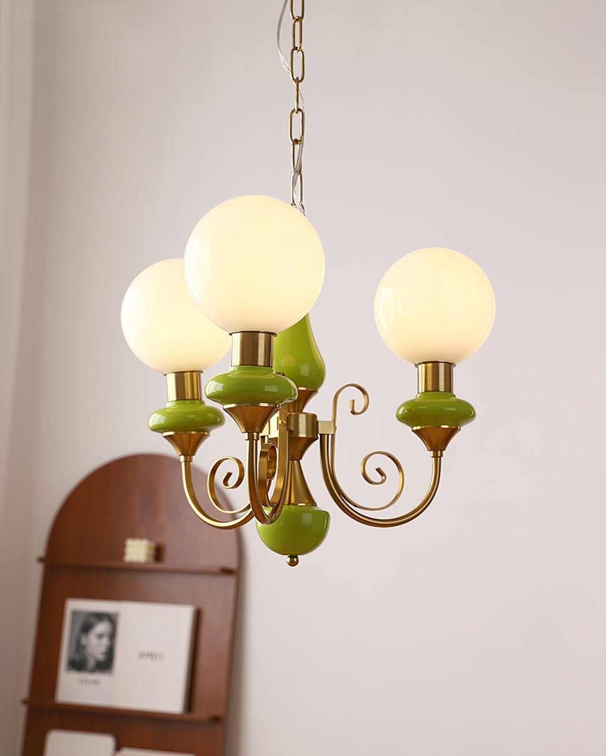 Glazen Kroonluchter met IJzeren Frame Meerlichts Hanglamp Modern Retro Design Sfeerverlichting Eetkamer Woonkamer | Sulvida