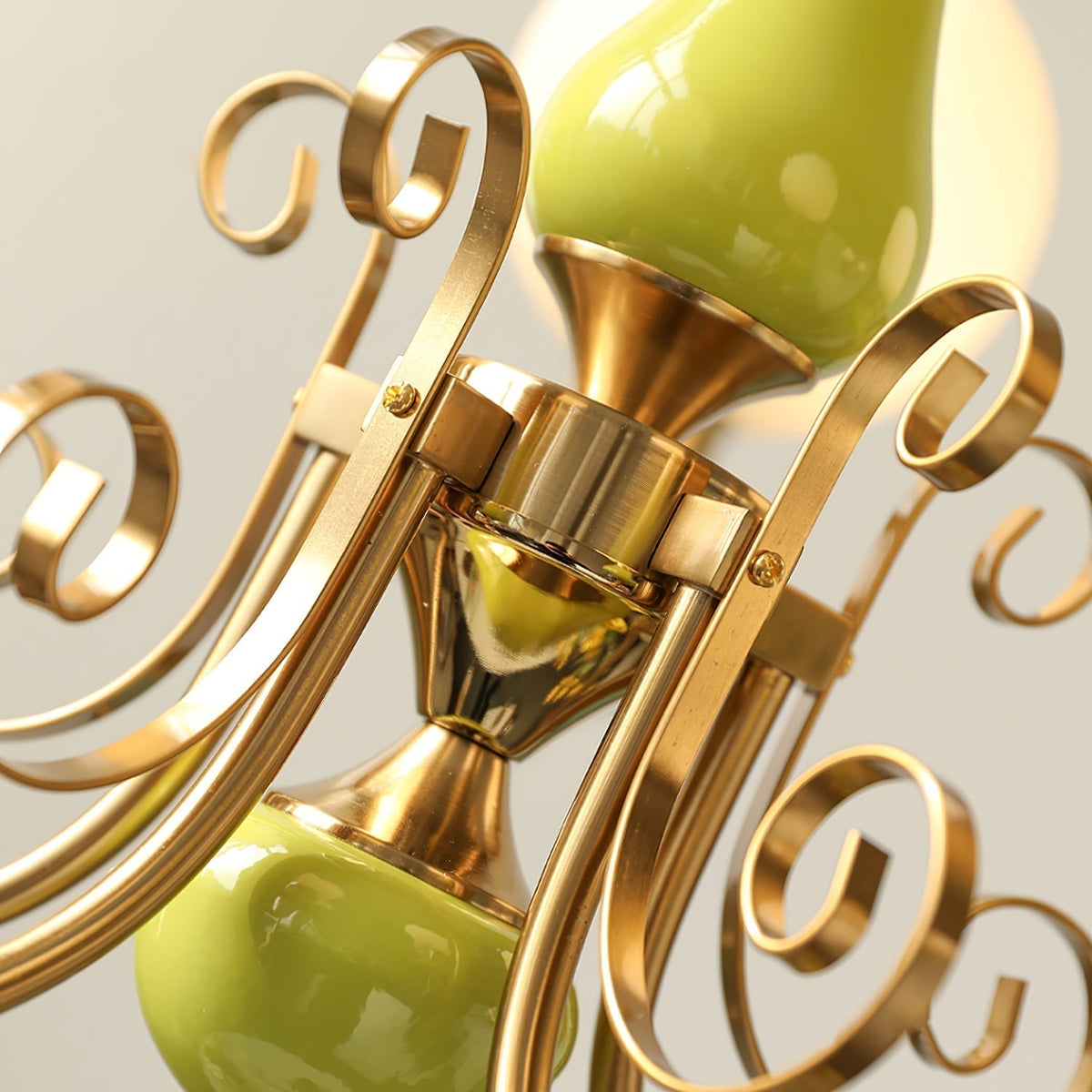 Glazen Kroonluchter met IJzeren Frame Meerlichts Hanglamp Modern Retro Design Sfeerverlichting Eetkamer Woonkamer | Sulvida