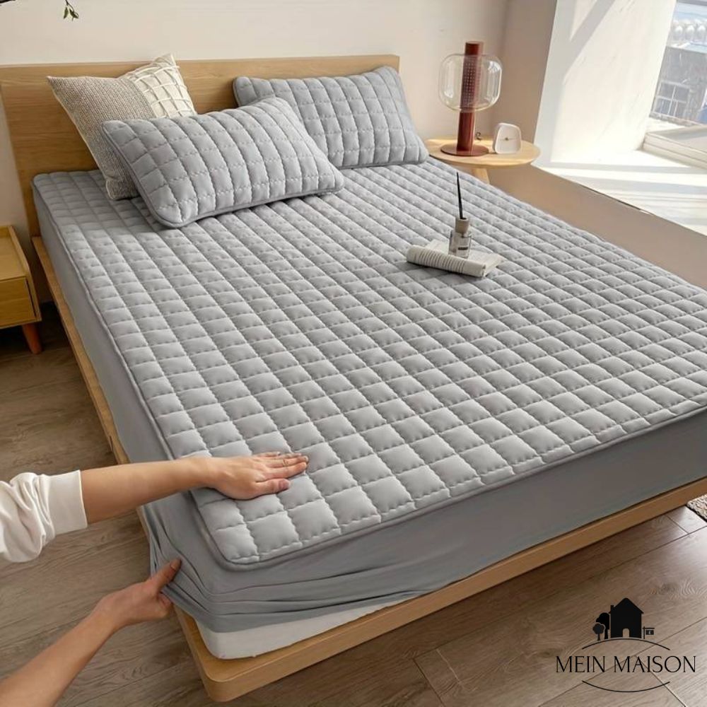 Ademend matrasbeschermer 50% polyester 50% polyurethaan beschermhoes stretch matrastopper hoeslaken waterdicht | Sulvida