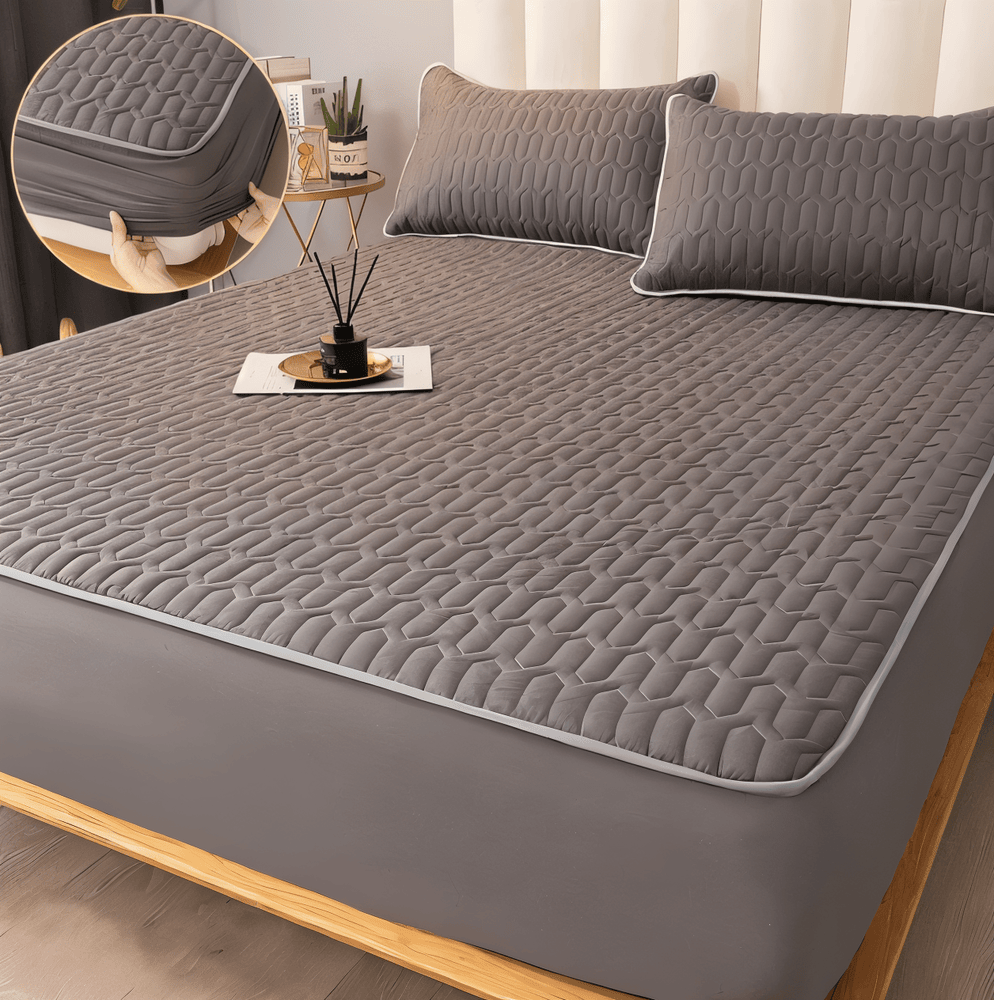 Matrasbeschermer Met Elastiek Waterdicht Polyester Geometrisch Patroon Ademend 90-220 cm Bescherming | Sulvida