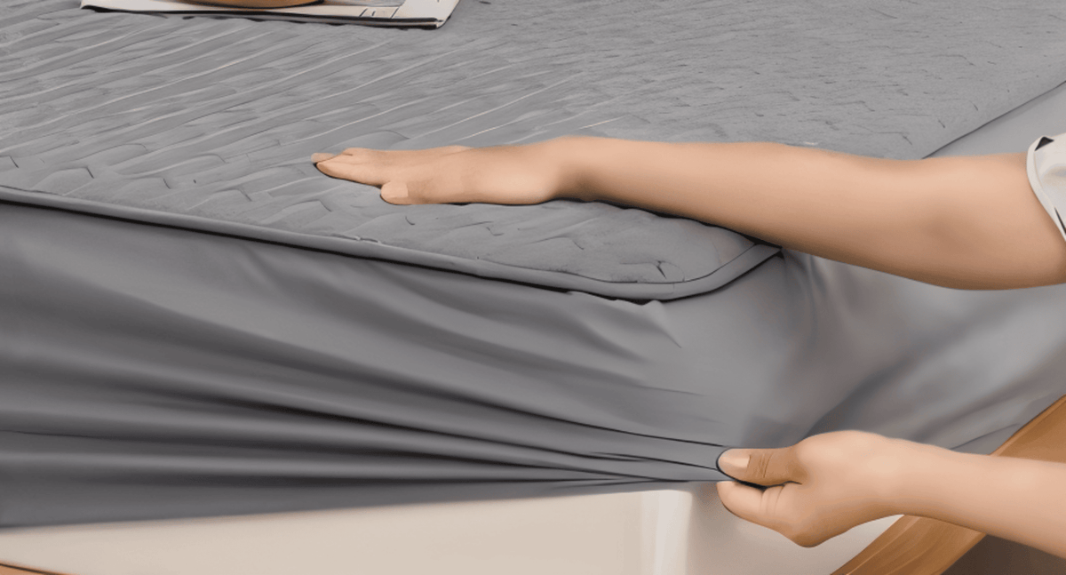Matrasbeschermer Met Elastiek Waterdicht Polyester Geometrisch Patroon Ademend 90-220 cm Bescherming | Sulvida