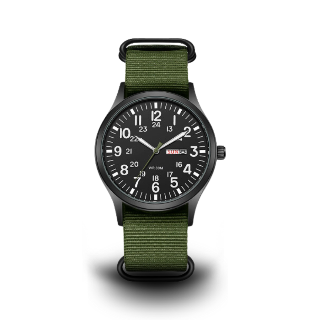 Tactisch Outdoor Horloge met Lichtgevende Wijzerplaat & 10 ATM Waterbestendigheid voor Actieve Mannen | Sulvida