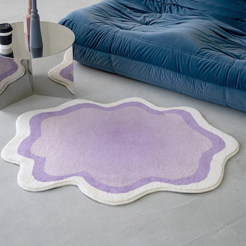 Wolkenvormig Vloerkleed Pastelkleuren Polyester 50×70 60×80 90×120 Antislip Zachte Pastellook Interieur | Sulvida