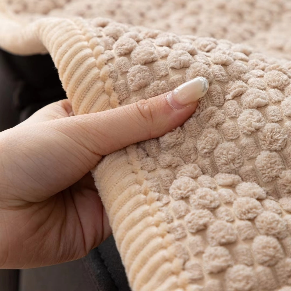 Gewatteerde Bankhoes Microvezel Diervriendelijk Geometrisch Patroon Antislip 70-240 cm voor Bescherming | Sulvida