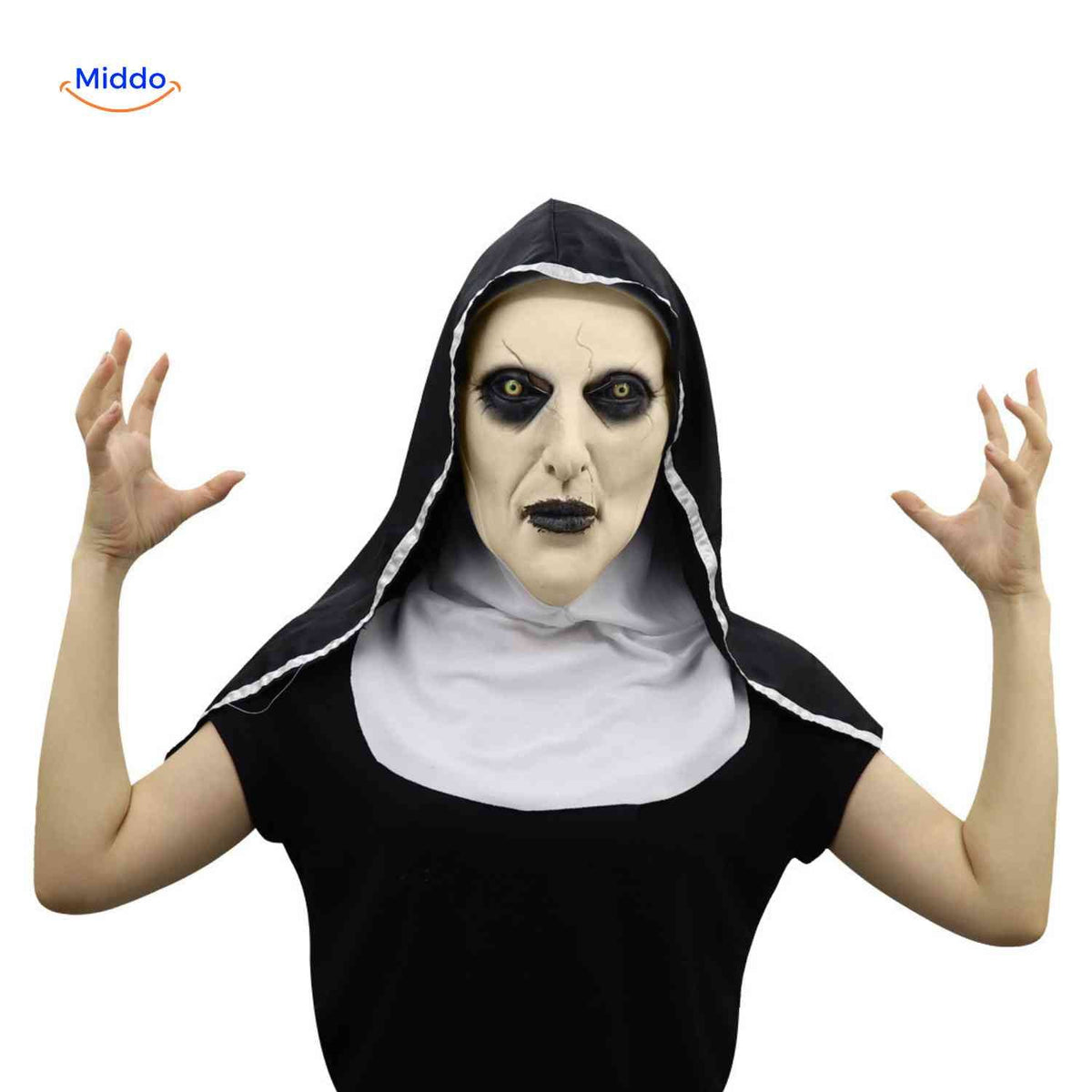 Horrormasker Demon Non Latex Verkleedaccessoire Kostuum Halloween Feest Griezelig Eng Realistisch Masker | Sulvida