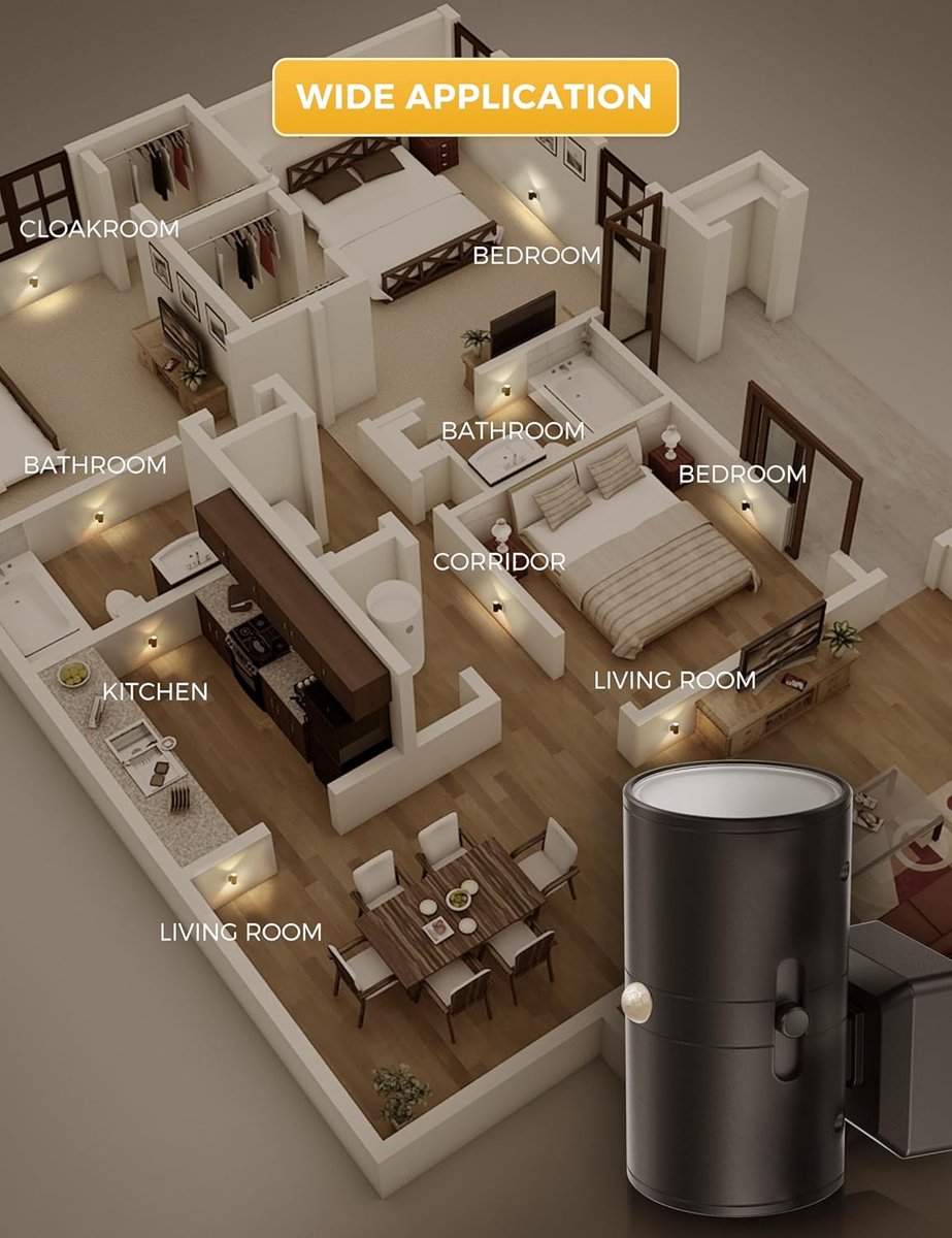 Dimbare LED-Nachtlamp voor in het Stopcontact met Trekschakelaar – Compact Stekkerlampje voor Gang, Slaapkamer en Toilet in Strak Modern Design – Stekkerverlichting Met Warmlicht Sfeerverlichting | Sulvida