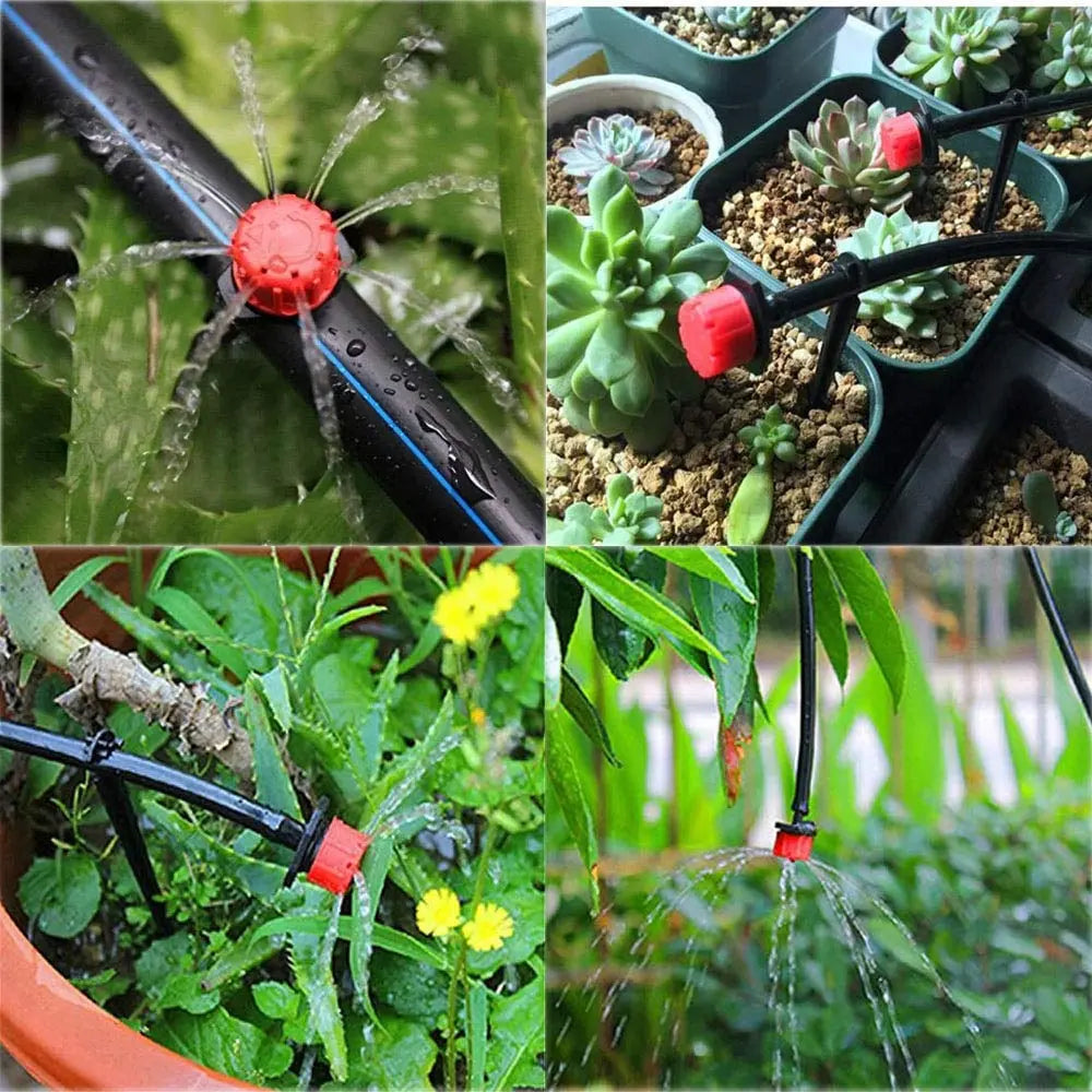 Buses d’irrigation goutte à goutte pivotantes à 360°, lot de 50, économes en eau, pour l’arrosage du jardin | Sulvida