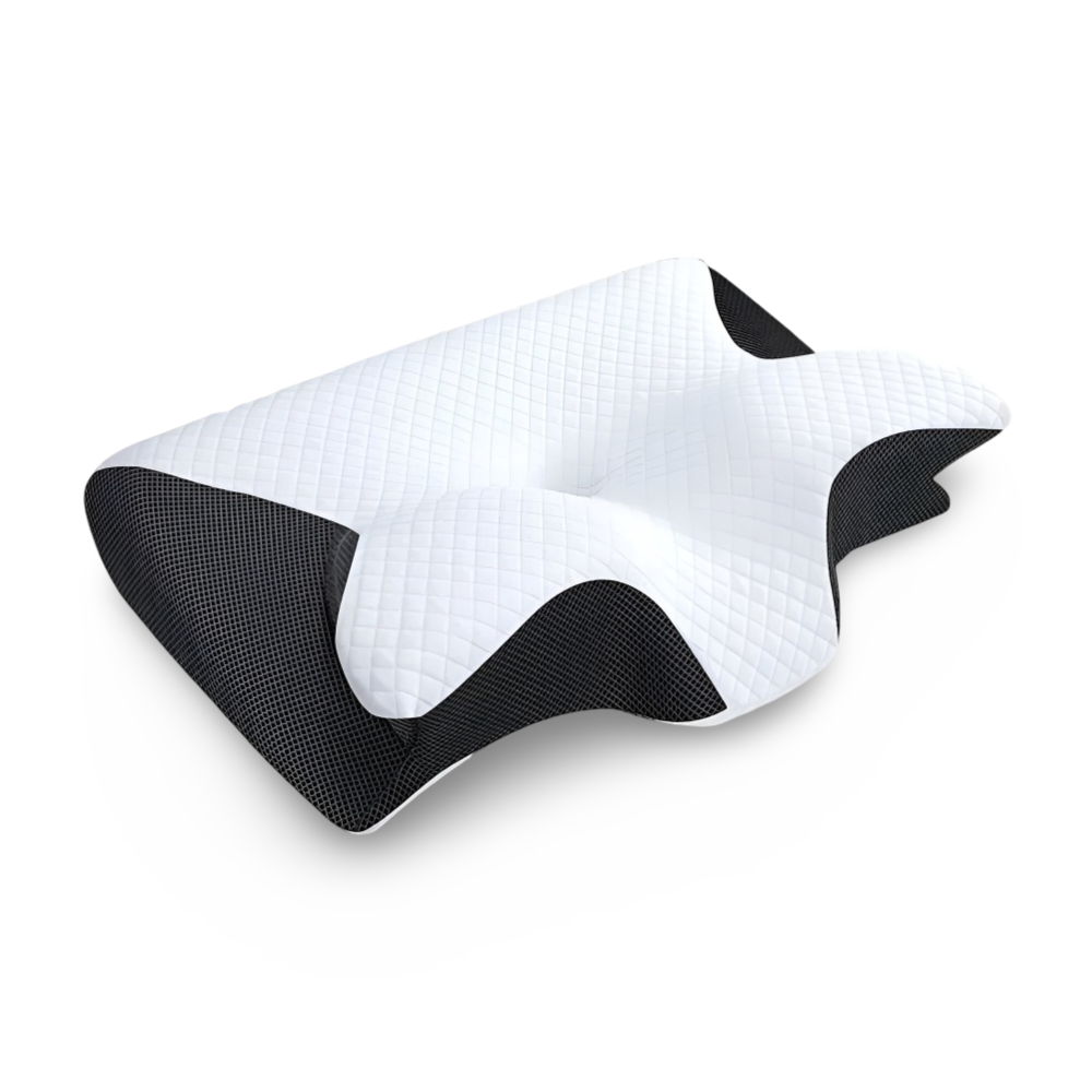Ergonomisch Neksteunkussen 60×35×12 cm Traagschuim Drukverdelend Orthopedisch Kussen voor Nek en Wervelkolom | Sulvida