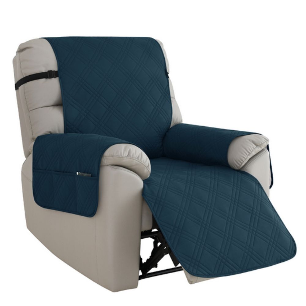 Waterdichte Relaxstoelhoes met Zijvak Antislip Microvezel Beschermer voor Relaxfauteuil Meubelbescherming | Sulvida