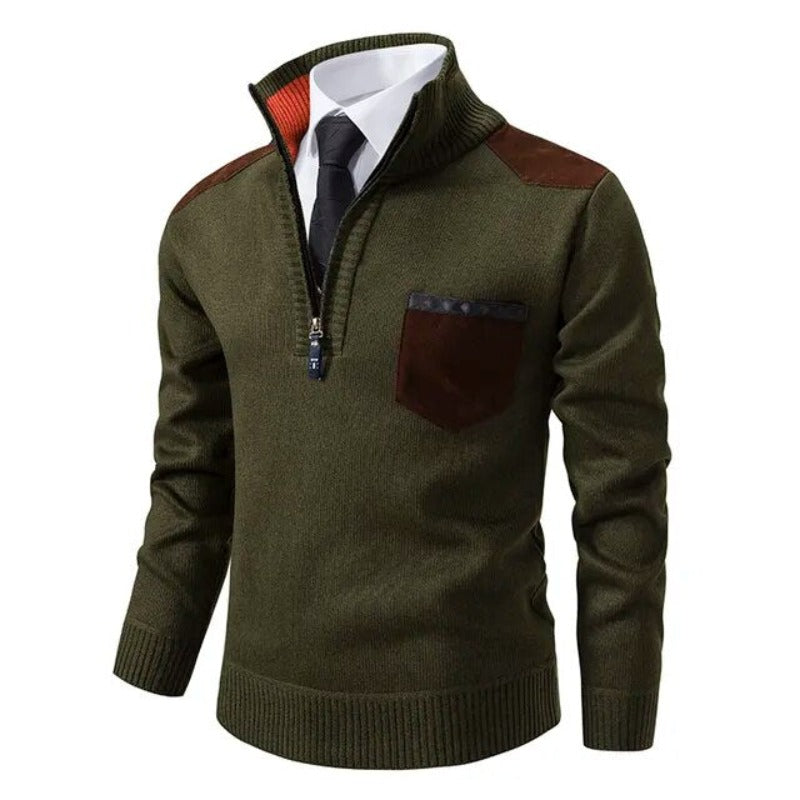 Herenpullover Kasjmier Kraag Warm Hoogwaardig Zachte Trui Klassiek Tijdloos Comfort Herfst Winter Stijlvol | Sulvida