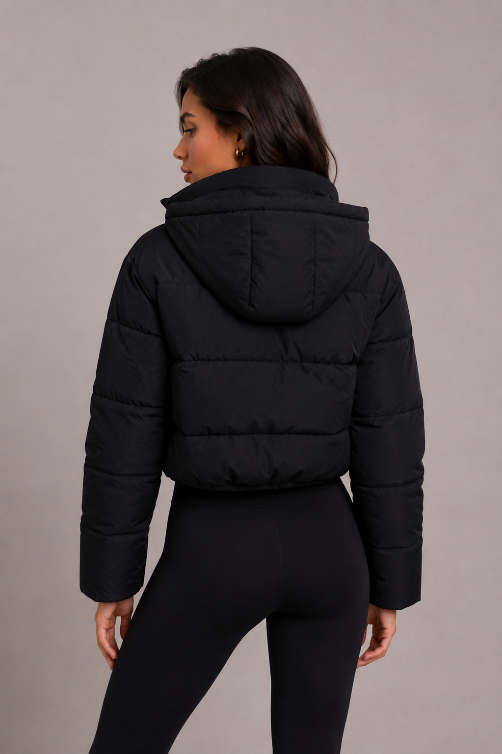 Gewatteerde Dames Bomberjack met Capuchon Ritszakken Herfst Winter Casual Warm Oversized Streetwear Jack | Sulvida