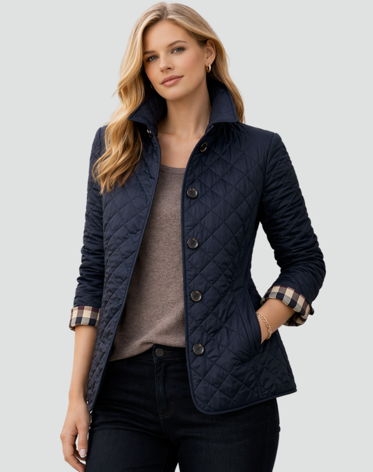 Gewatteerde Puffer Jas Dames Heren Gevoerd Winterjas Diamant Stiksel Knoopsluiting Warme Gewatteerde Winterkleding | Sulvida