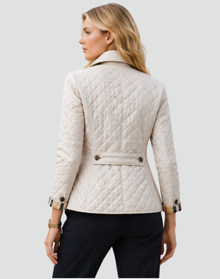 Gewatteerde Puffer Jas Dames Heren Gevoerd Winterjas Diamant Stiksel Knoopsluiting Warme Gewatteerde Winterkleding | Sulvida