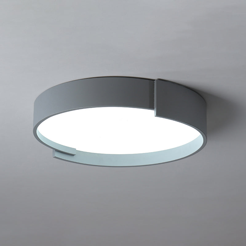 Dubbele Laags Plafondlamp LED Rond Metaal Acryl Dimbaar Wit Grijs Groen Goud Elegant Modern Interieur | Sulvida