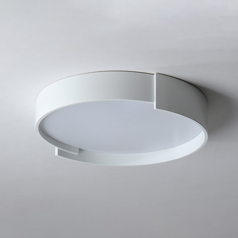Dubbele Laags Plafondlamp LED Rond Metaal Acryl Dimbaar Wit Grijs Groen Goud Elegant Modern Interieur | Sulvida