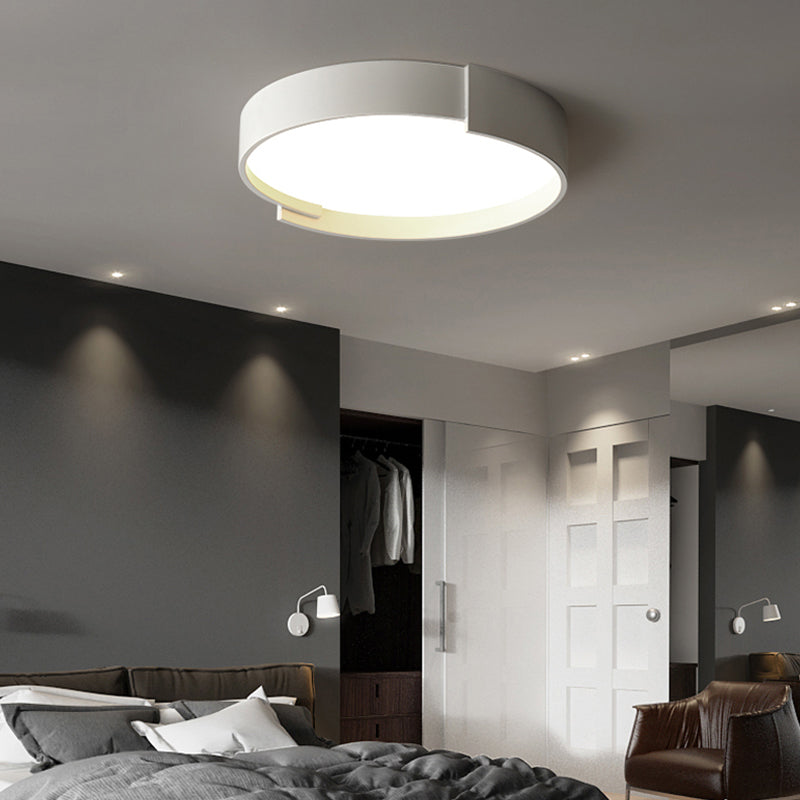 Dubbele Laags Plafondlamp LED Rond Metaal Acryl Dimbaar Wit Grijs Groen Goud Elegant Modern Interieur | Sulvida