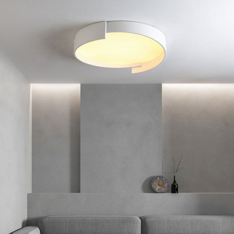 Dubbele Laags Plafondlamp LED Rond Metaal Acryl Dimbaar Wit Grijs Groen Goud Elegant Modern Interieur | Sulvida