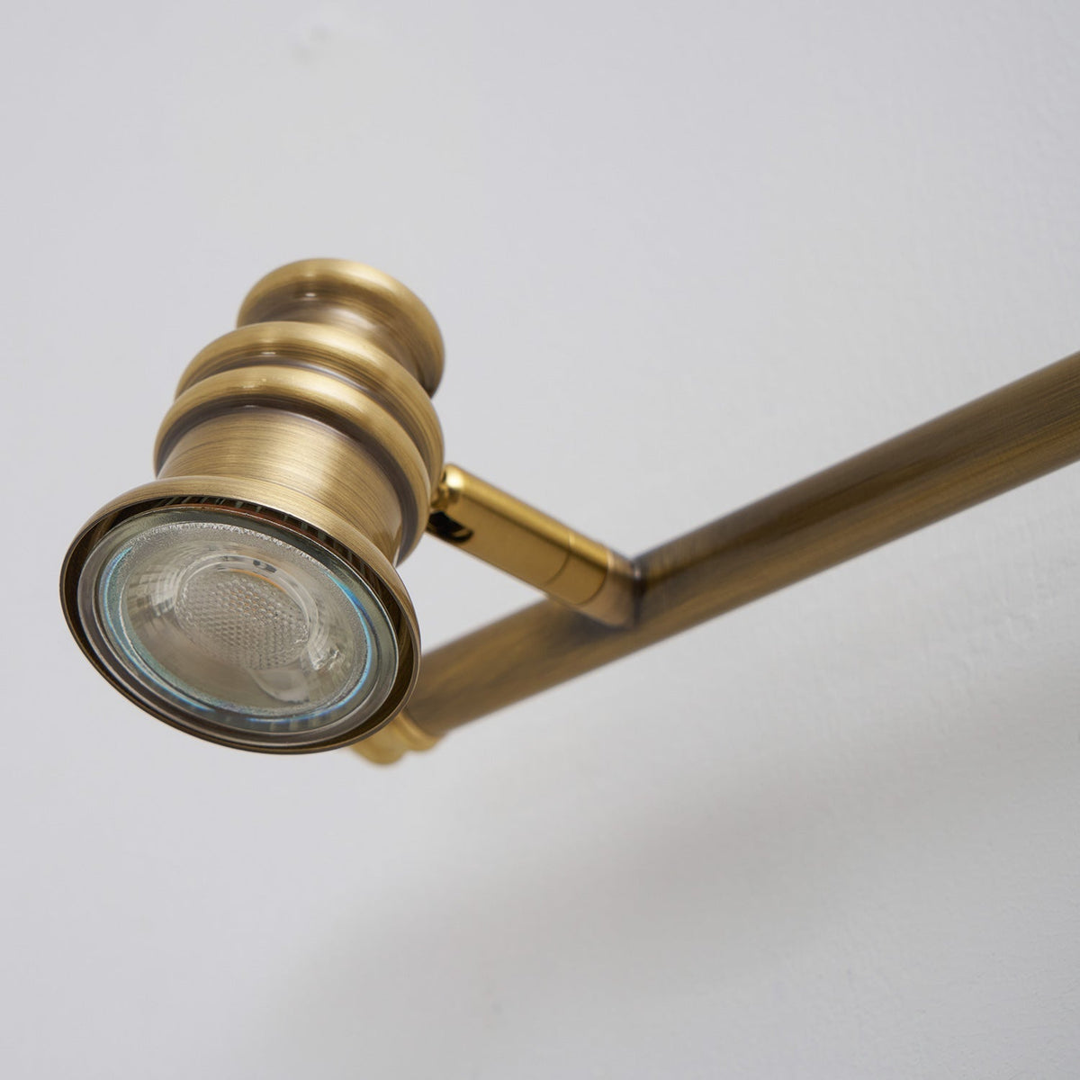 Messing Wandlamp met Verstelbare Spots Brons Vintage Spotverlichting Hal Woonkamer Eetkamer Zwenkbaar | Sulvida