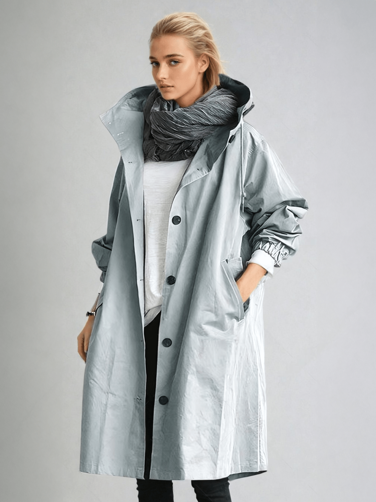 Trench-coat oversize pour femmes et hommes – Coupe ample, style classique, veste de mi-saison unisexe pour le printemps | Sulvida