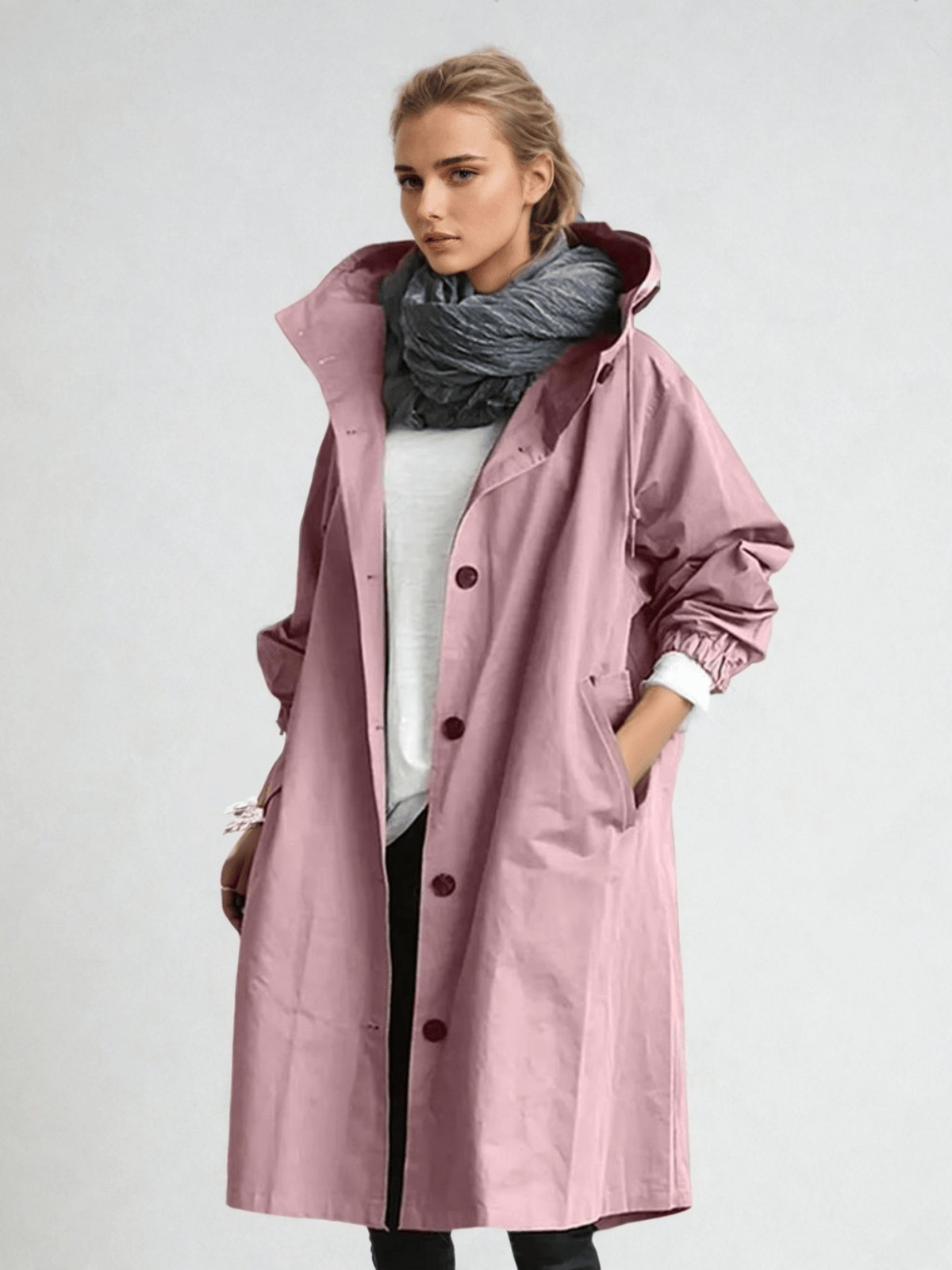 Trench-coat oversize pour femmes et hommes – Coupe ample, style classique, veste de mi-saison unisexe pour le printemps | Sulvida
