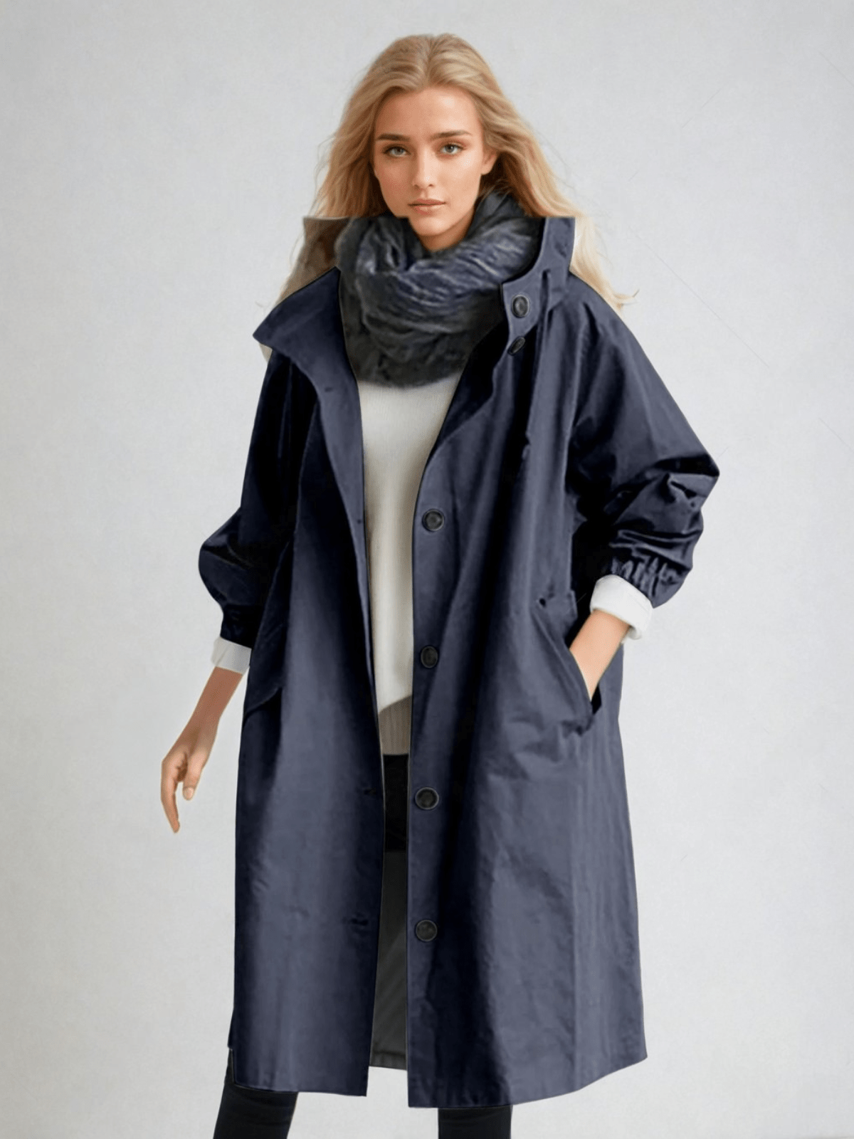 Trench-coat oversize pour femmes et hommes – Coupe ample, style classique, veste de mi-saison unisexe pour le printemps | Sulvida