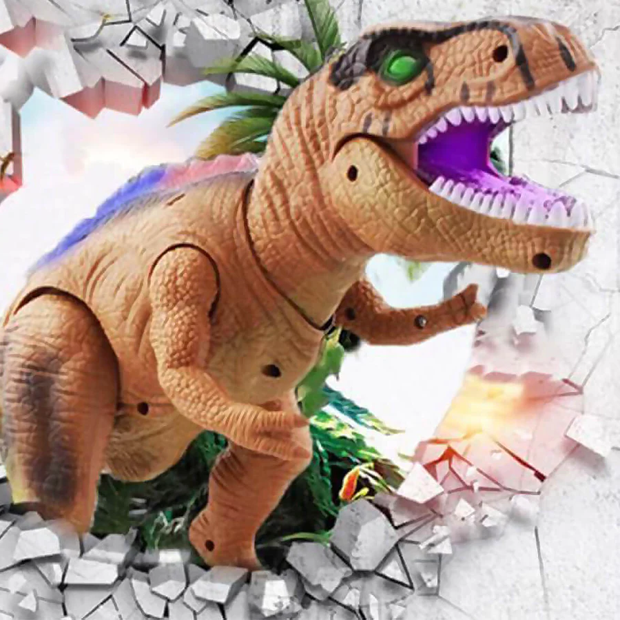 Interactief Dinosaurus Speelgoed met Afstandsbediening en LED-Verlichting – Lopende T-Rex voor Kinderen | Sulvida