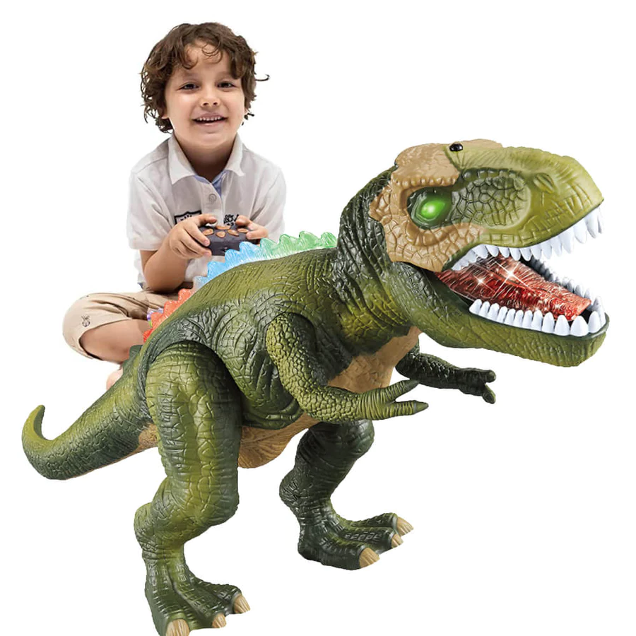 Interactief Dinosaurus Speelgoed met Afstandsbediening en LED-Verlichting – Lopende T-Rex voor Kinderen | Sulvida