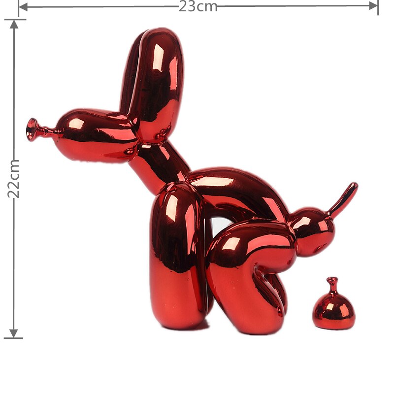 Balloon Dog Decoratiesculptuur Kunsthars Modern Design Woonaccessoire voor Woonkamer Slaapkamer Interieur | Sulvida