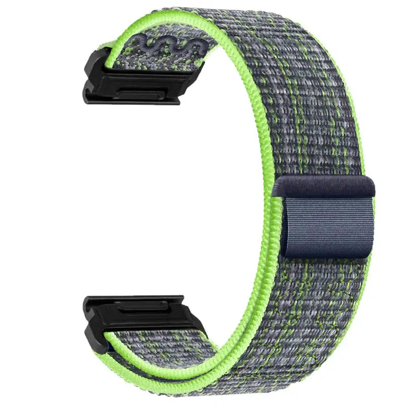 Bracelet universel en nylon pour smartwatch, fermeture autoagrippante respirante et réglable, 20mm 22mm 26mm, Apple Watch Samsung Galaxy | Sulvida