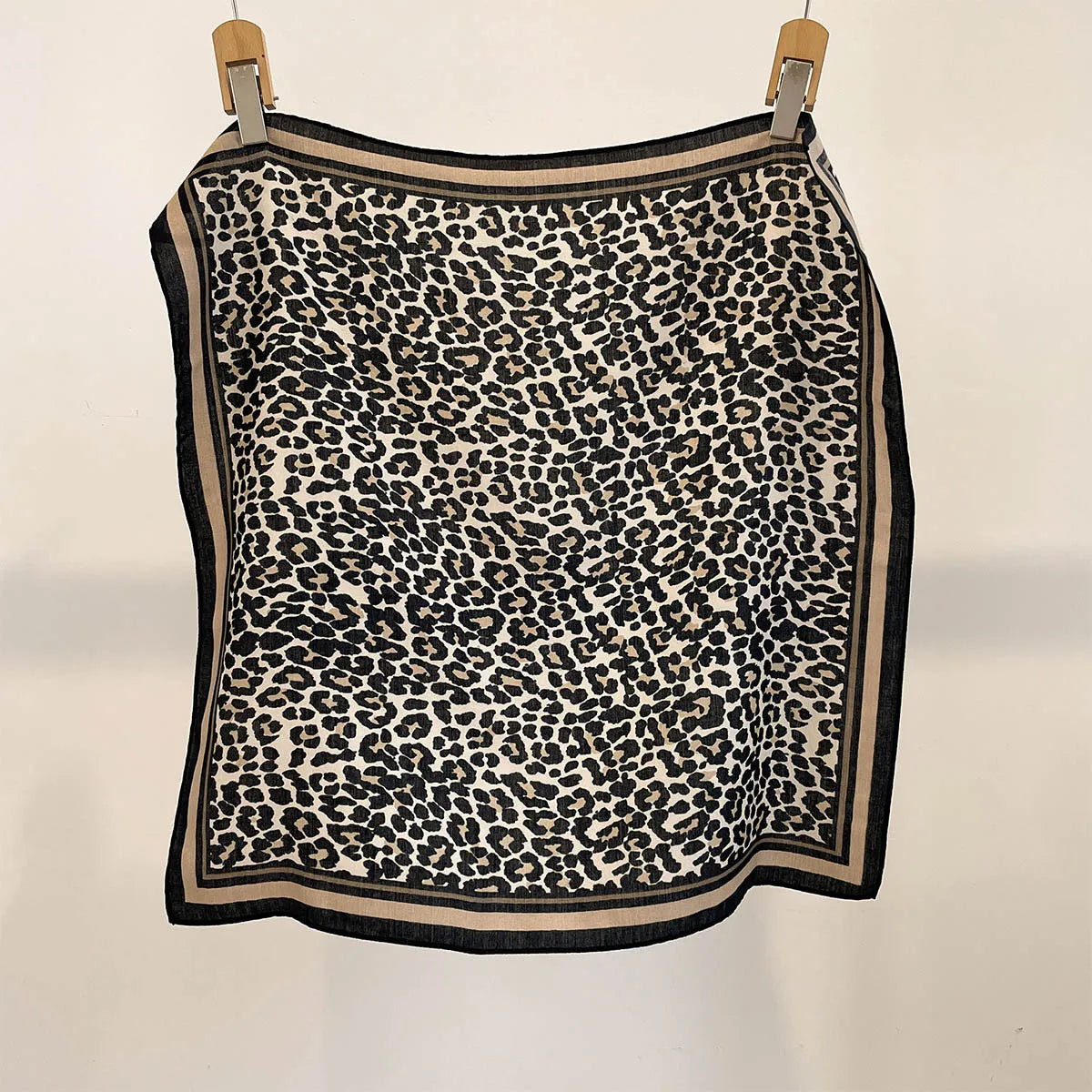 Vierkante Hoofddoek Dames Katoengevoel Print Hals Haar Accessoire Mode Bandana Multifunctioneel 68x68cm | Sulvida