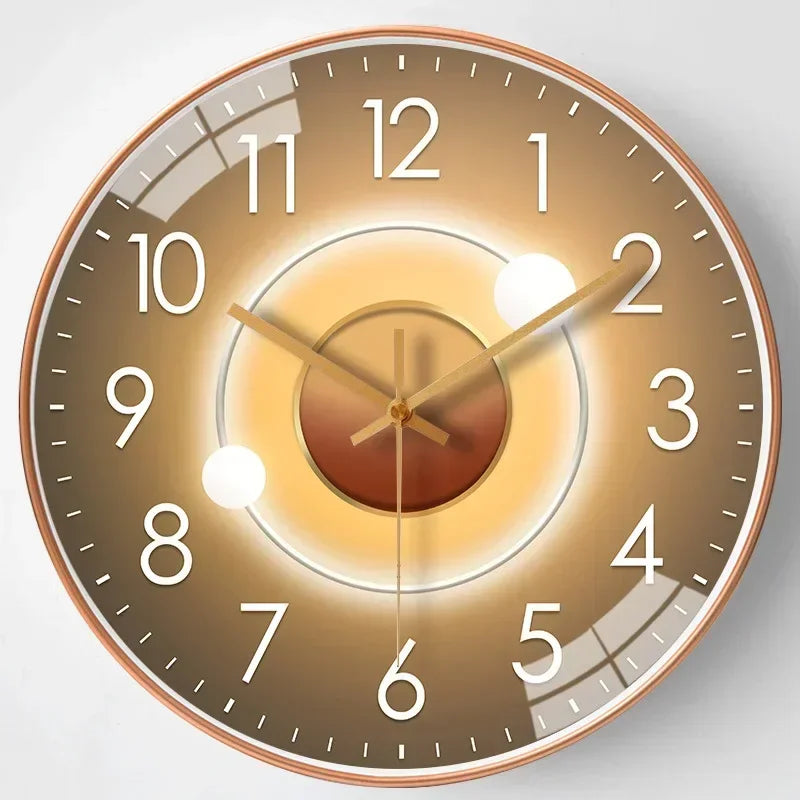 Stille Wandklok Geruisloos Uurwerk 30cm Klassiek Design Slaapkamer Kantoor Woonkamer Moderne Interieur Decoratie | Sulvida