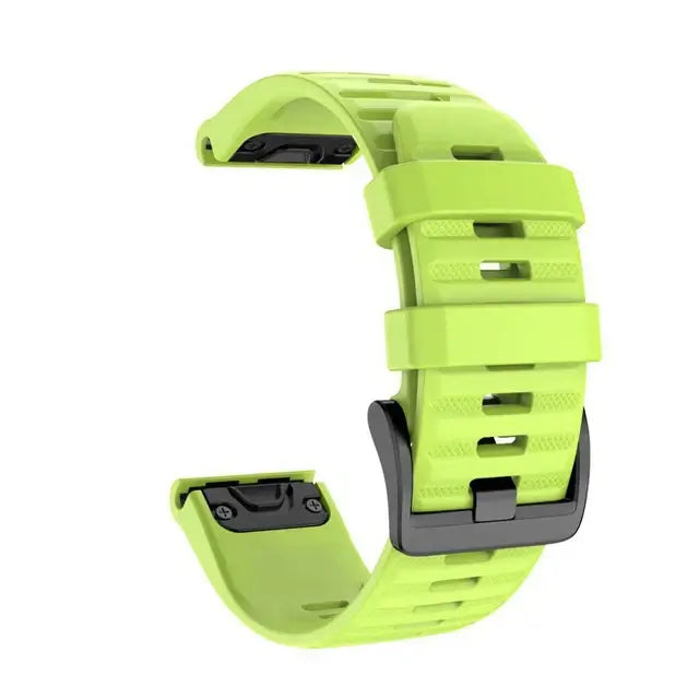 Bracelet de montre en silicone sportif universel, interchangeable, coloré, confortable et respirant, QuickFit 20mm 22mm 26mm | Sulvida