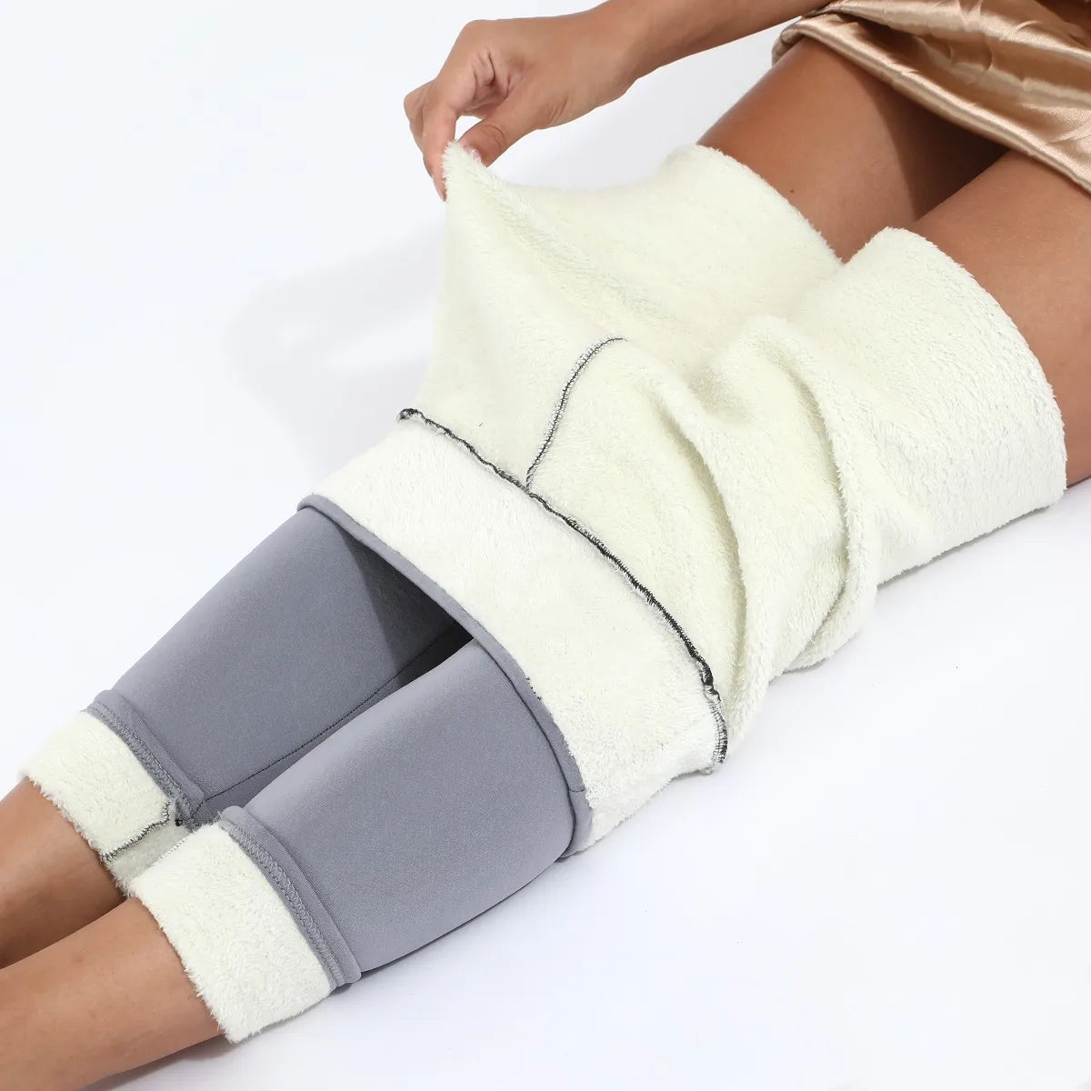 Thermische Fleece Legging Dames Gevoerd Naadloos Hoge Taille Winterbroek Warm Geïsoleerd Stretch Comfortabel | Sulvida