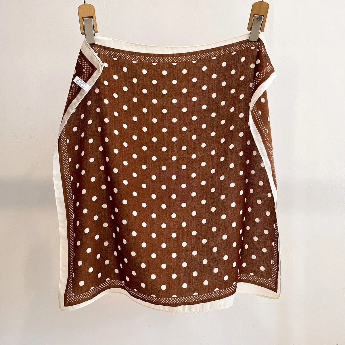 Vierkante Hoofddoek Dames Katoengevoel Print Hals Haar Accessoire Mode Bandana Multifunctioneel 68x68cm | Sulvida