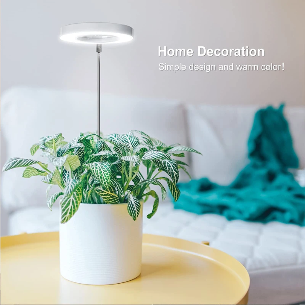 Groeilamp met Verstelbaar Statief voor Kamerplanten LED Volledig Spectrum 20-65cm Indoor Plantengroei | Sulvida