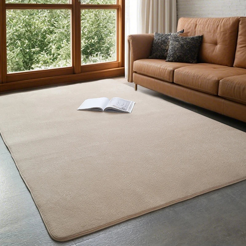 Fluweelzacht Vloerkleed Antislip Rechthoekig Koraalfluweel Woonkamer Slaapkamer Decoratief Zacht Tapijt | Sulvida