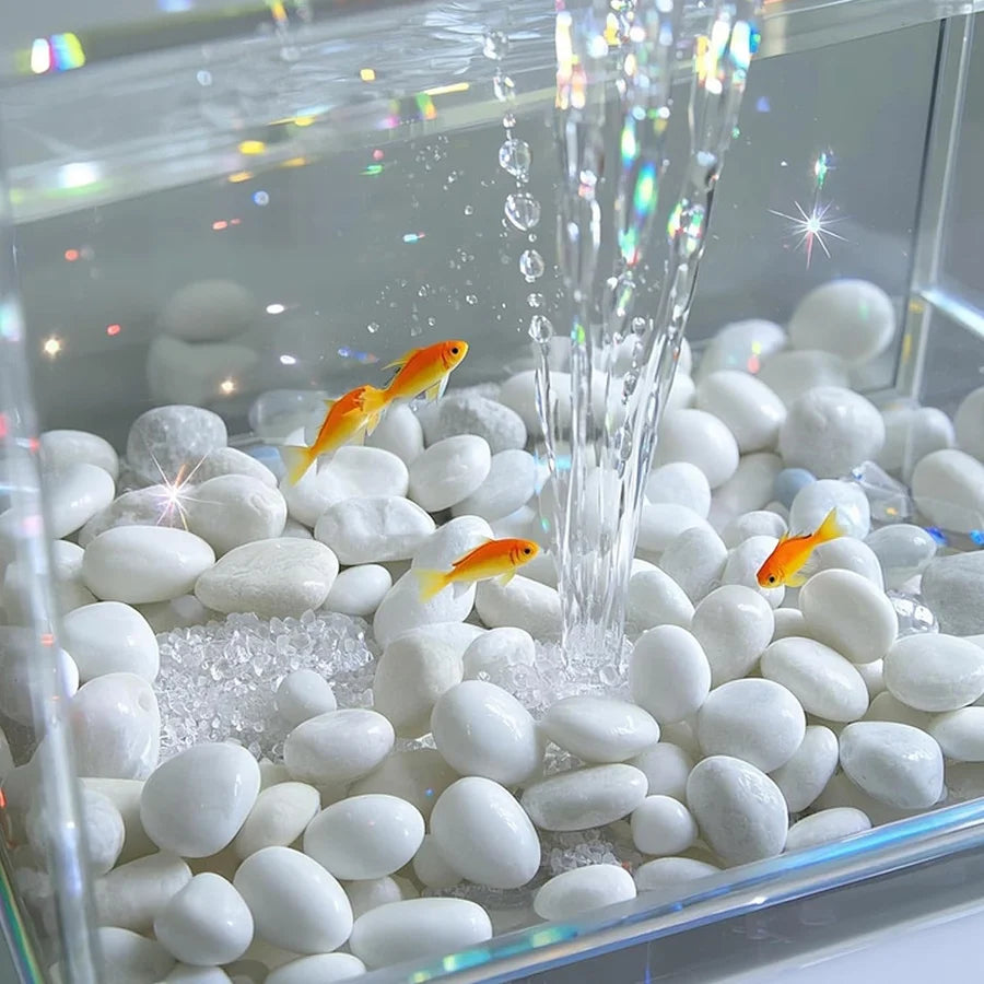 Gepolijste Rivierkiezelstenen Wit 2-3 cm – Decoratieve Tuinstenen Plantenbakken Aquarium Landschapsontwerp | Sulvida