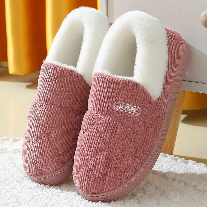 Winterpantoffels Pluche Heren Dames Zachte Zool Bontslippers Warm Huisschoenen Antislip Comfortabel Binnen | Sulvida