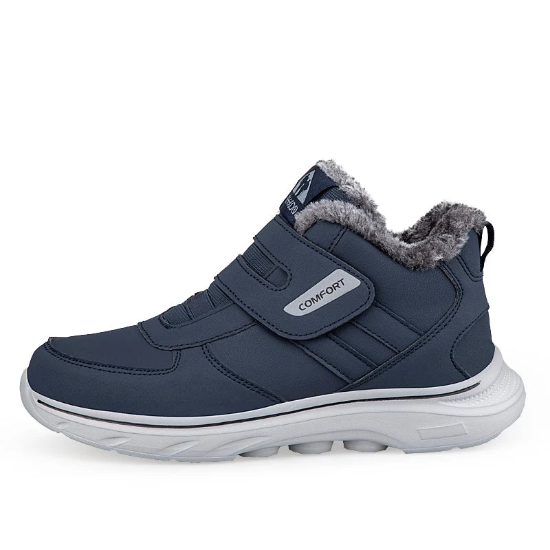 Orthopedische winterschoenen verstelbaar klittenband teddy voering warm comfort gezwollen voeten wandelen | Sulvida