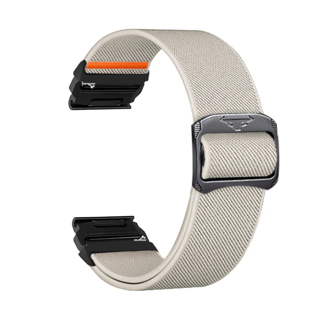 Bracelet de montre en nylon 22-26 mm style militaire Garmin résistant à l’usure, réglable, noir, gris, vert, unisexe, sportif | Sulvida
