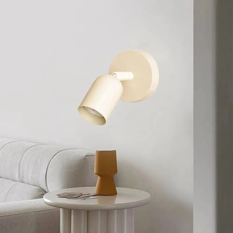Scandinavische Wandlamp in Macaron Kleuren Aluminium Acryl 18×18×12cm Warm Wit LED Minimalistisch Design | Sulvida