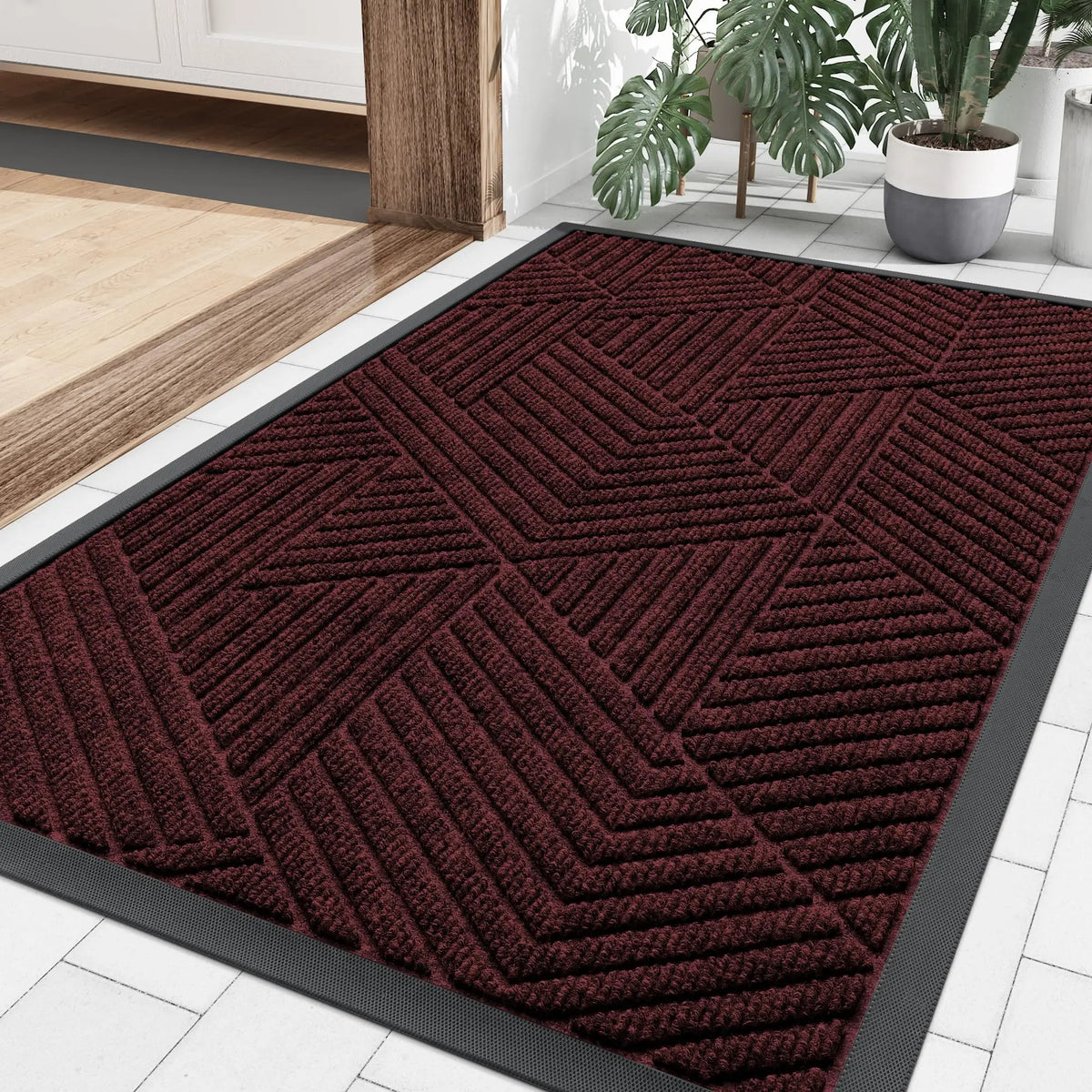 Antislip Deurmat Absorberend Laag Profiel Indoor Outdoor Entree Tapijt Vuil Vocht Opvangmat Huis Hal Woning | Sulvida