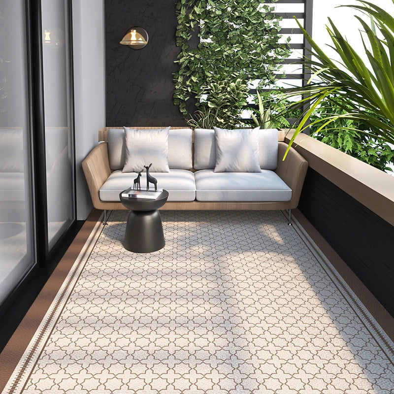 Buiten kleed - Grote Oppervlakte Balkon Tapijt Pvc Lederen Entree Tapijten Grote Oppervlakte Woonkamer Tapijten Keuken Olie-Proof en Antislip Tapijt