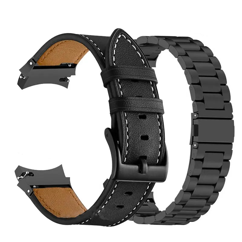 Bracelet de smartwatch en acier compatible avec Galaxy Watch 5 40mm 44mm et Watch 5 Pro 45mm, bracelet de montre élégant, accessoire | Sulvida