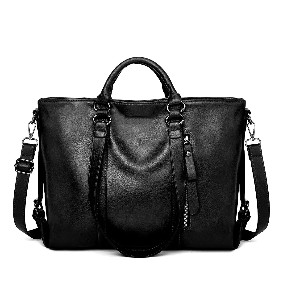 Leren Schoudertas Large Bruin Blauw Zwart Premium Draagtas Dames Dagelijkse Tas Handgemaakt Vintage Design | Sulvida
