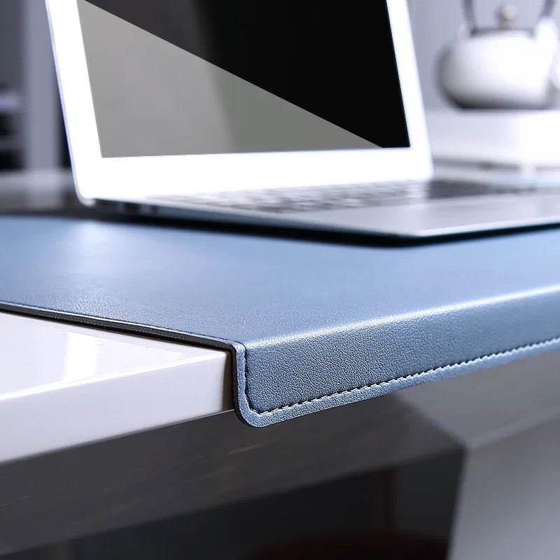 Bureau Onderlegger Leer Antislip met Polssteun Grijs Zwart Bruin Ergonomisch Werkvlak Kantoor Muismat PU | Sulvida