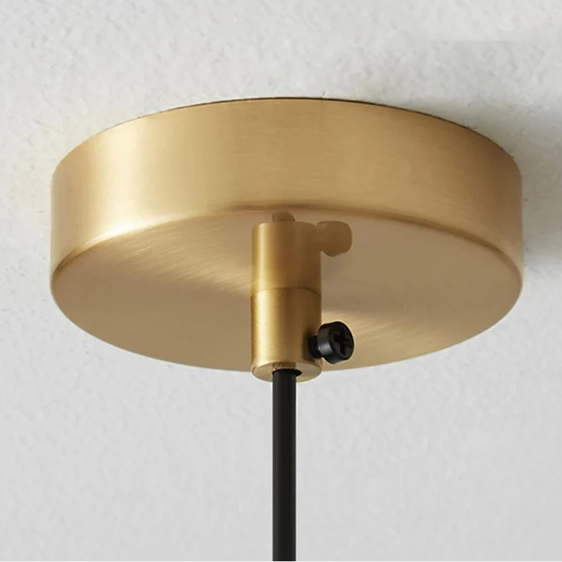 Hanglamp Marmer met Metalen Afwerking voor Eetkamer Slaapkamer Bar Woonkamer Natuursteen Verlichting | Sulvida