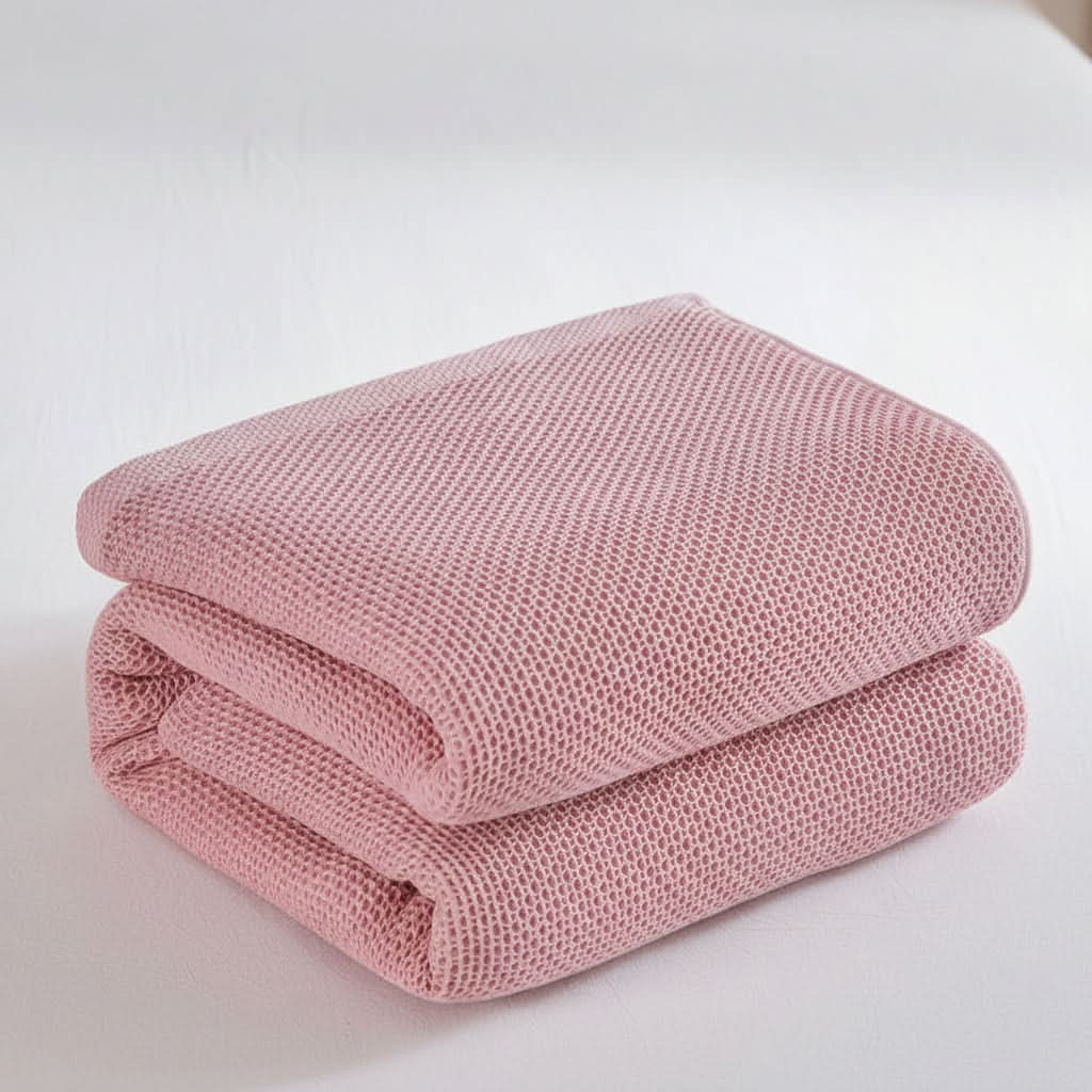 Katoenen Mousseline Plaid met Franjes voor Bank en Bed - Luchtige Deken in Bohemian Stijl voor Woonkamer | Sulvida